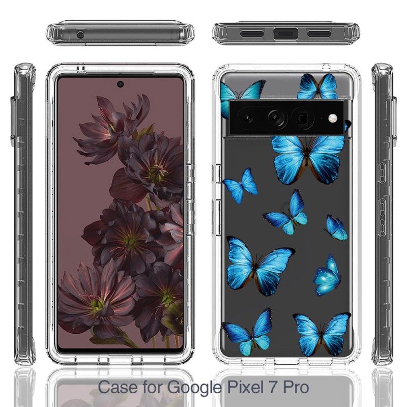 Cover Google Pixel 7 Pro Farfalle Senza Soluzione Di Continuità