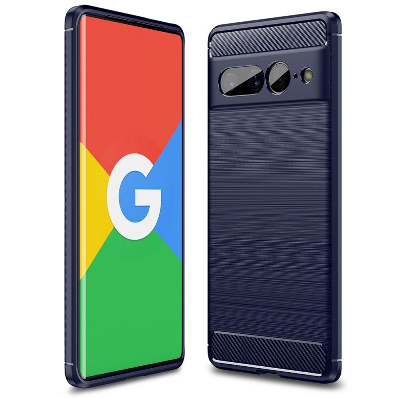 Cover Google Pixel 7 Pro Fibra Di Carbonio Spazzolata