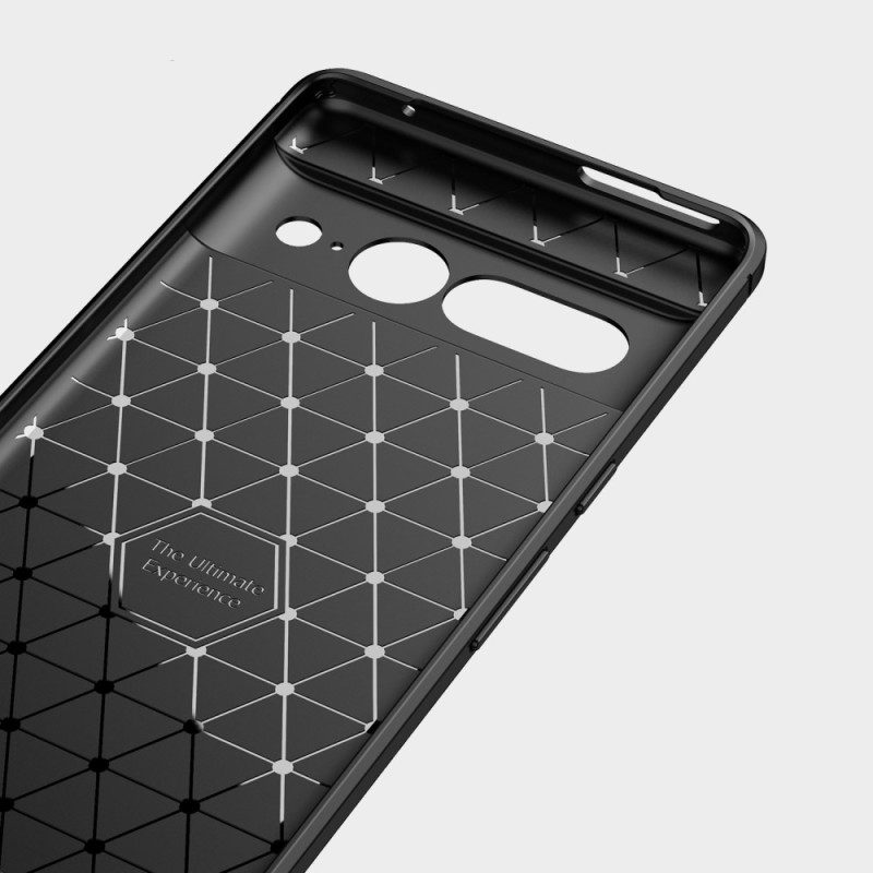 Cover Google Pixel 7 Pro Fibra Di Carbonio Spazzolata