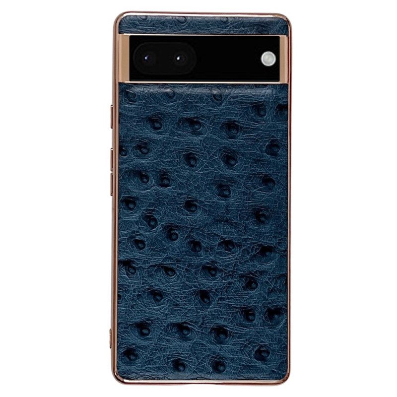 Cover Google Pixel 7 Pro Vera Pelle Stile Struzzo