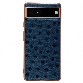 Cover Google Pixel 7 Pro Vera Pelle Stile Struzzo