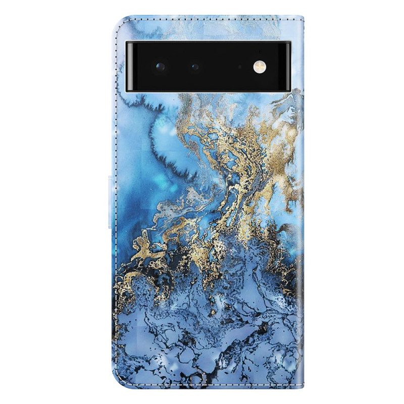 Custodia in pelle Google Pixel 7 Pro Cinturino Art