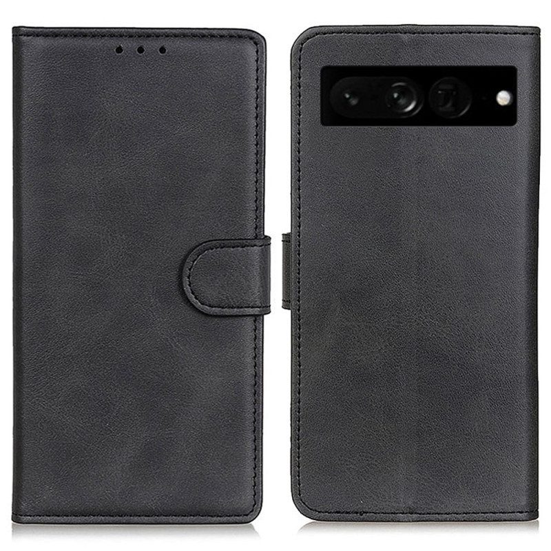 Custodia in pelle Google Pixel 7 Pro Ecopelle Opaca