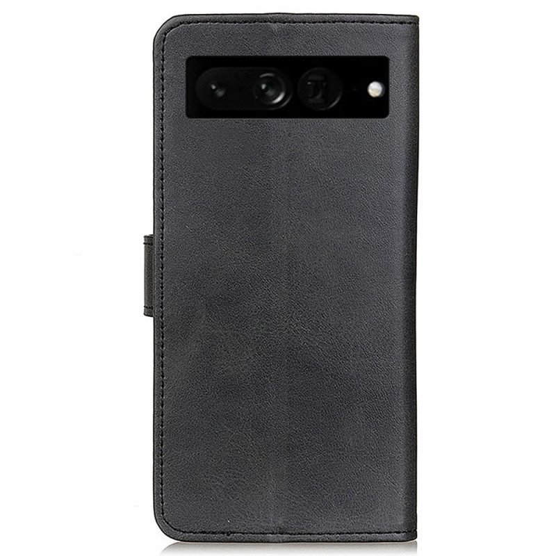 Custodia in pelle Google Pixel 7 Pro Ecopelle Opaca