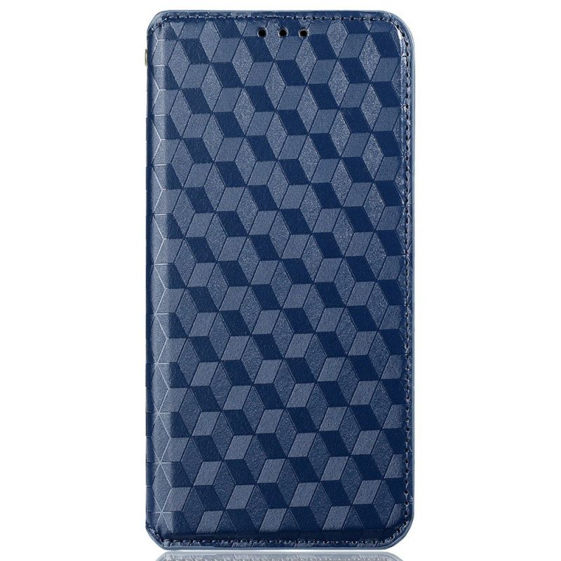 Folio Cover Google Pixel 7 Pro Custodia in pelle Cubi 3d