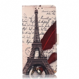 Folio Cover Google Pixel 7 Pro Torre Eiffel Del Poeta