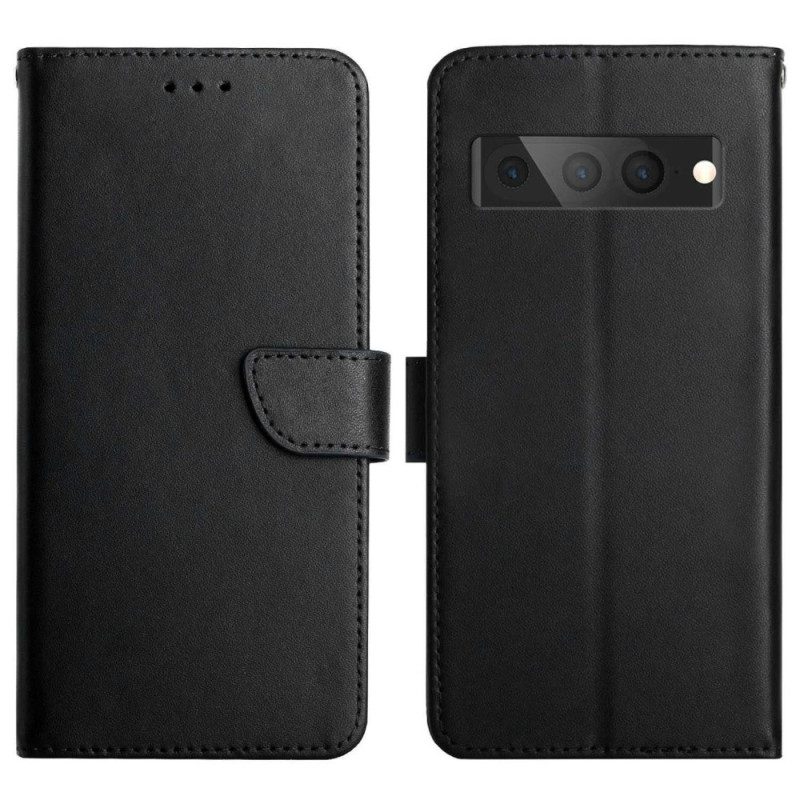 Folio Cover Google Pixel 7 Pro Vera Pelle Nappa