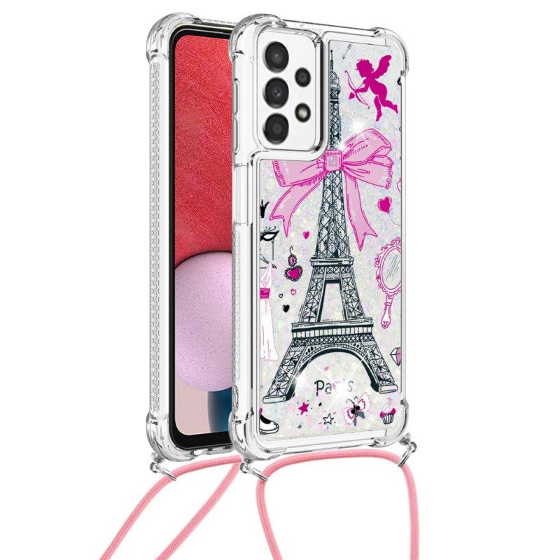 Cover Samsung Galaxy A13 Al Cordone Della Torre Eiffel