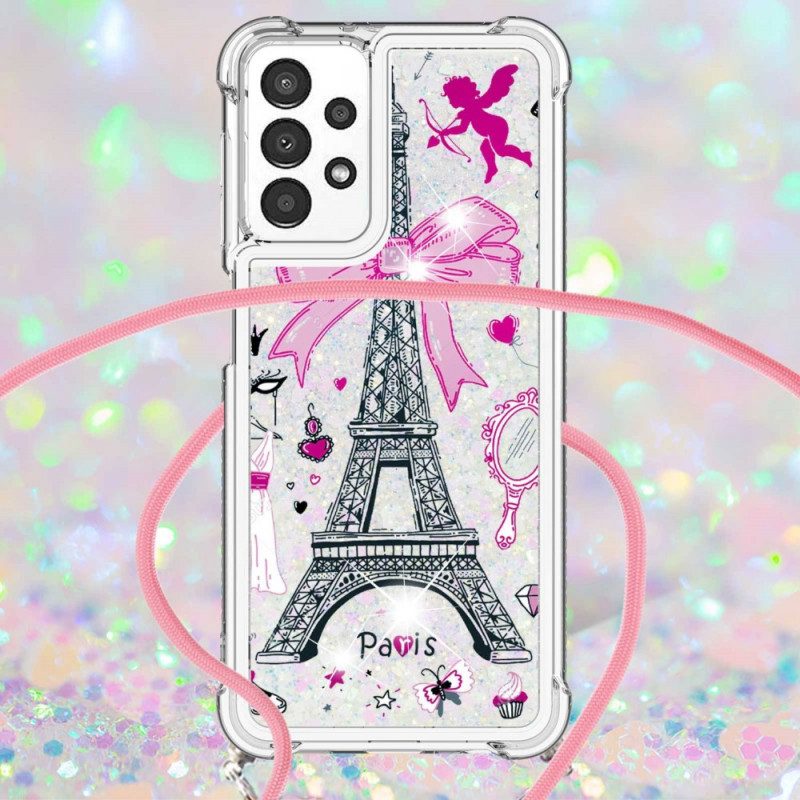 Cover Samsung Galaxy A13 Al Cordone Della Torre Eiffel