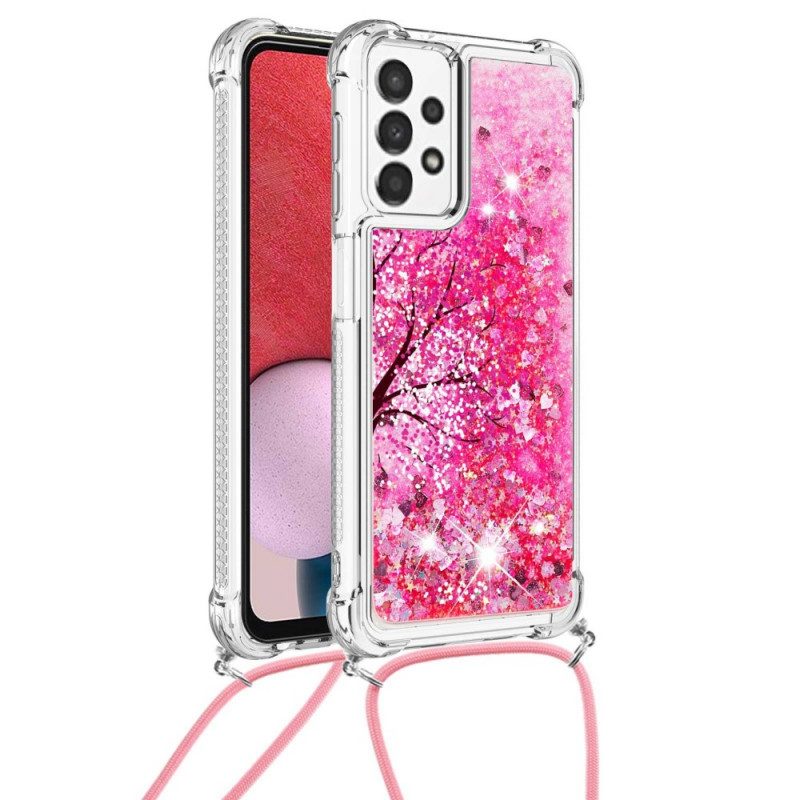 Cover Samsung Galaxy A13 Albero Di Paillettes Con Coulisse