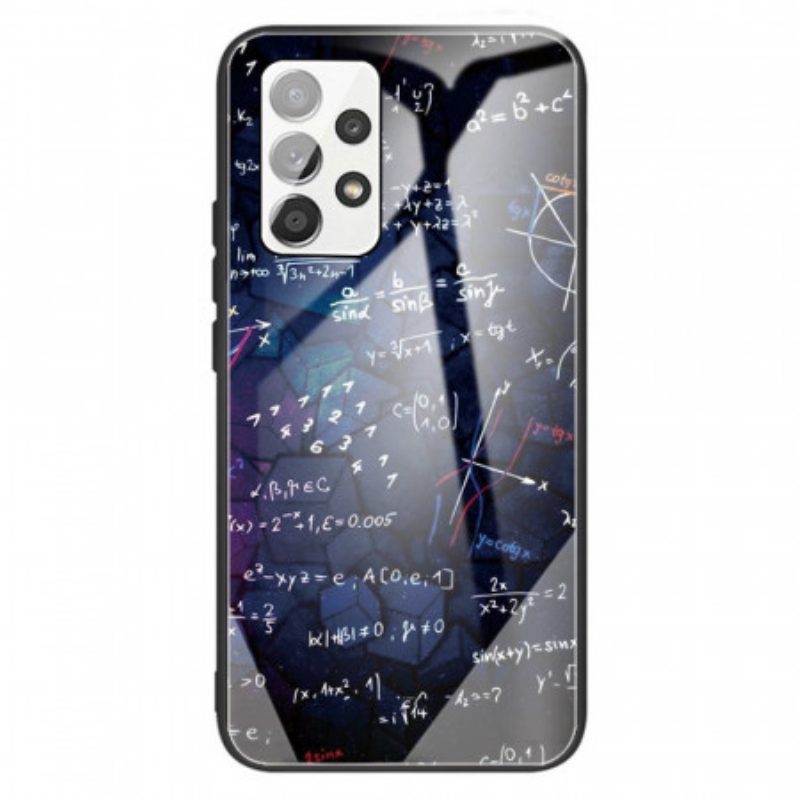 Cover Samsung Galaxy A13 Calcoli Matematici In Vetro Temperato