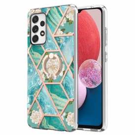 Cover Samsung Galaxy A13 Fiori Ad Anello