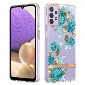 Cover Samsung Galaxy A13 Floreale Senza Soluzione Di Continuità