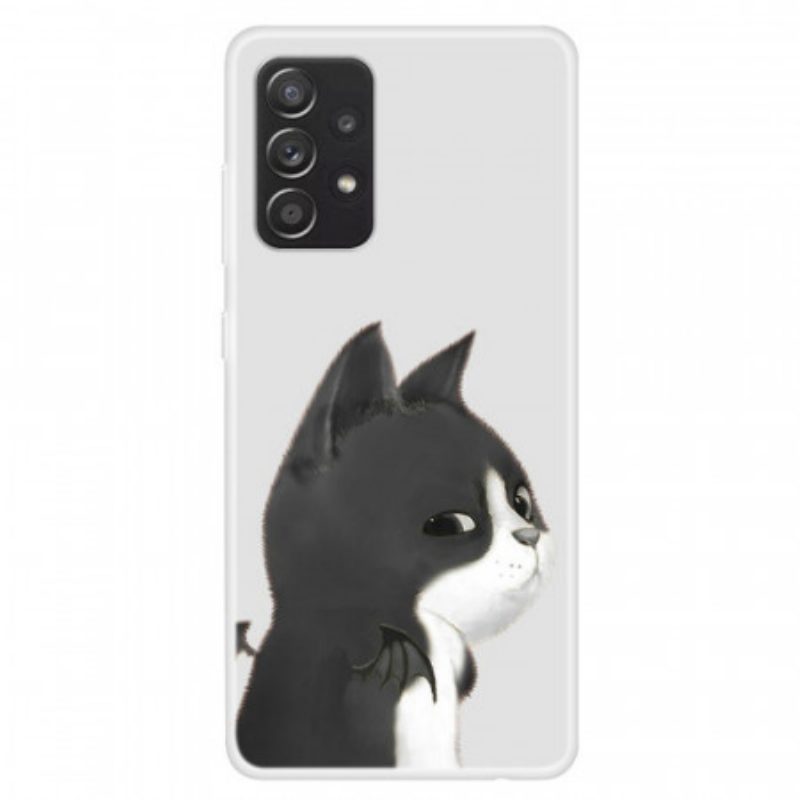 Cover Samsung Galaxy A13 Gatto Diavolo