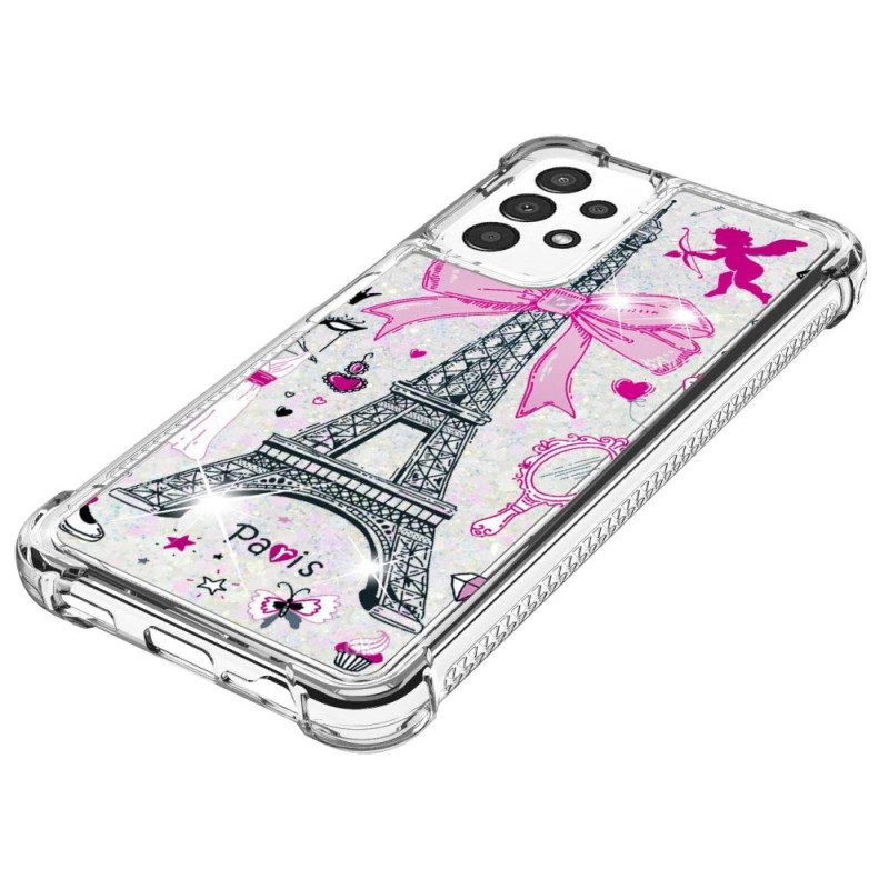 Cover Samsung Galaxy A13 Le Paillettes Della Torre Eiffel