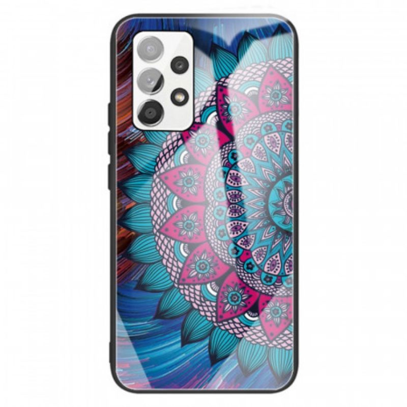 Cover Samsung Galaxy A13 Mandala In Vetro Temperato