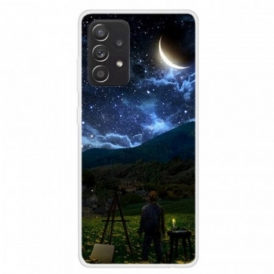 Cover Samsung Galaxy A13 Pittore Nella Notte