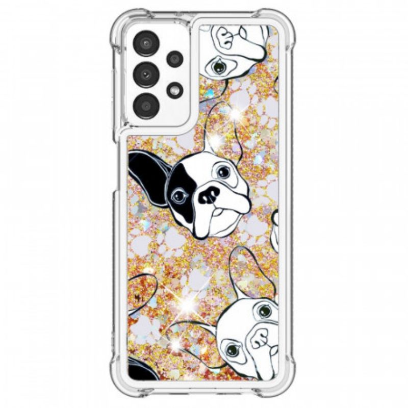 Cover Samsung Galaxy A13 Signor Cane Paillettes