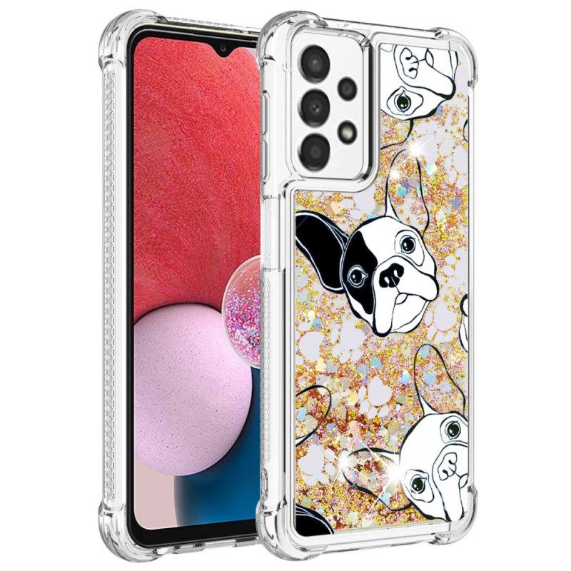 Cover Samsung Galaxy A13 Signor Cane Paillettes