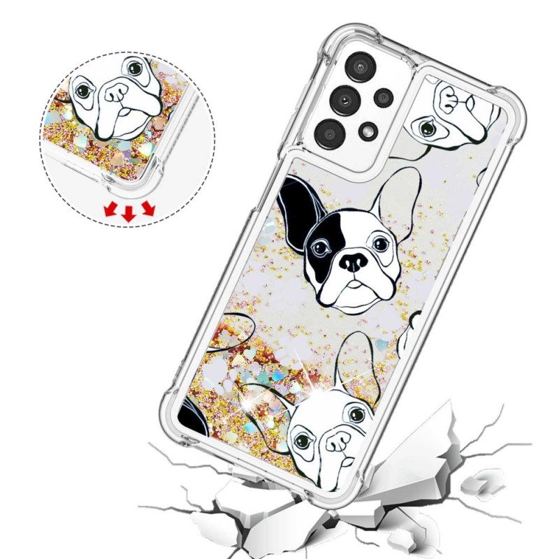 Cover Samsung Galaxy A13 Signor Cane Paillettes