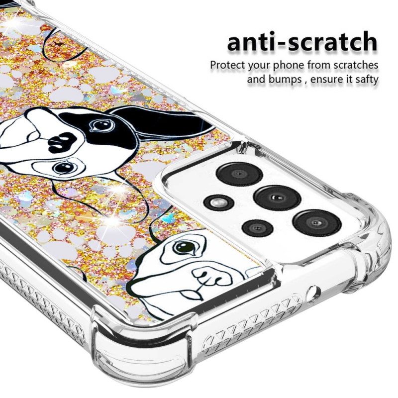 Cover Samsung Galaxy A13 Signor Cane Paillettes