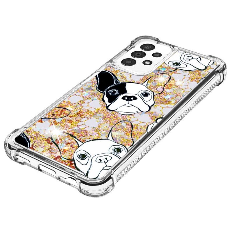 Cover Samsung Galaxy A13 Signor Cane Paillettes