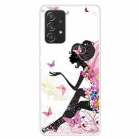 Cover Samsung Galaxy A13 Signora Farfalla