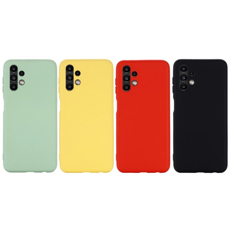 Cover Samsung Galaxy A13 Silicone Liquido Con Cordino