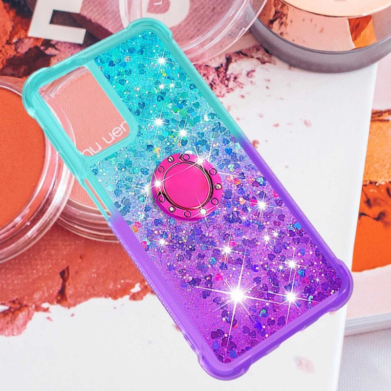 Cover Samsung Galaxy A13 Staffa Ad Anello Glitterata