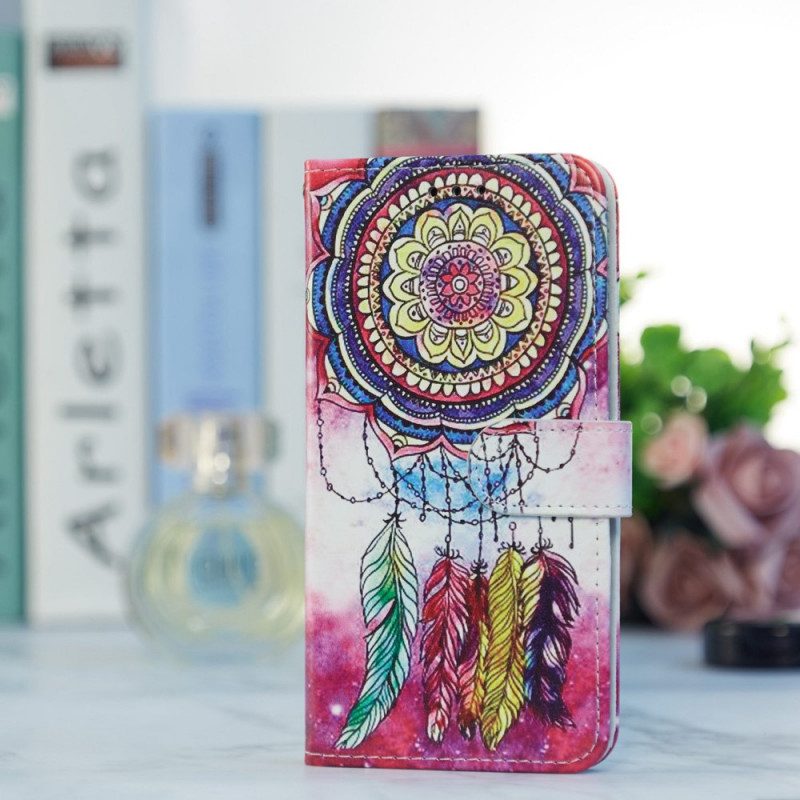 Folio Cover Samsung Galaxy A13 Acchiappasogni Artistico