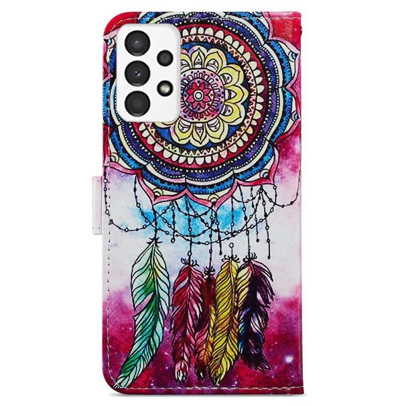 Folio Cover Samsung Galaxy A13 Acchiappasogni Artistico