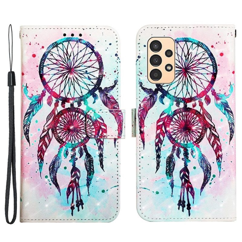 Folio Cover Samsung Galaxy A13 Cinghia Acchiappasogni