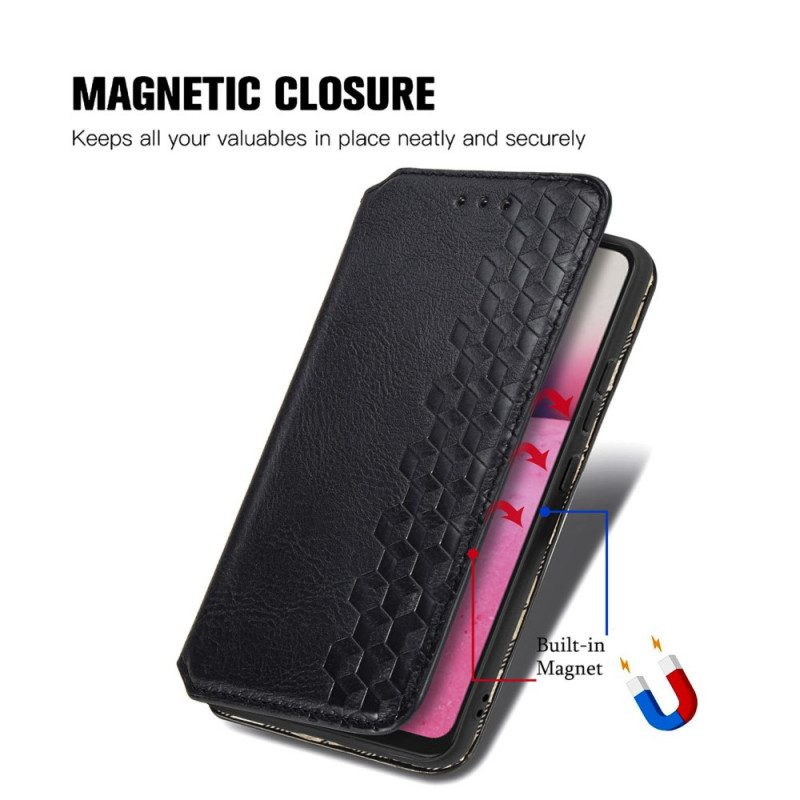 Folio Cover Samsung Galaxy A13 Custodia in pelle Modello 3d Effetto Pelle