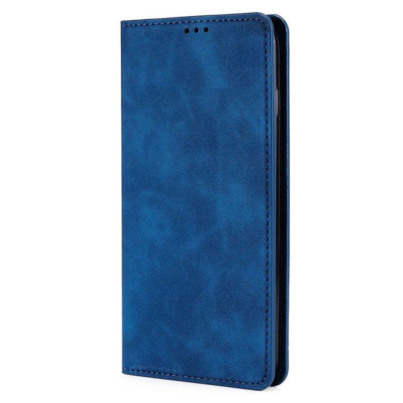 Folio Cover Samsung Galaxy A13 Custodia in pelle Tocco Di Pelle