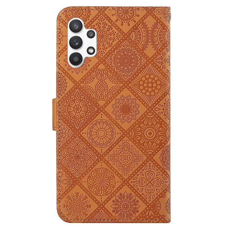 Folio Cover Samsung Galaxy A13 Modello Di Arazzo