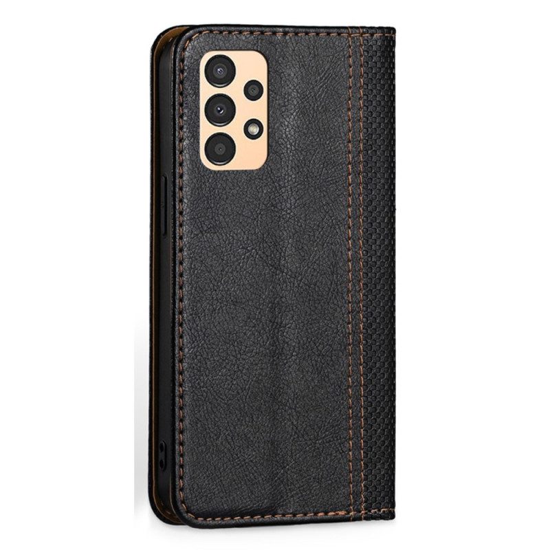 Folio Cover Samsung Galaxy A13 Stile Vintage