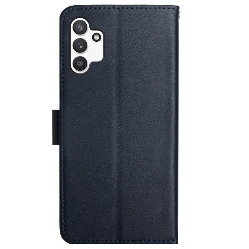 Folio Cover Samsung Galaxy A13 Vera Pelle Nappa