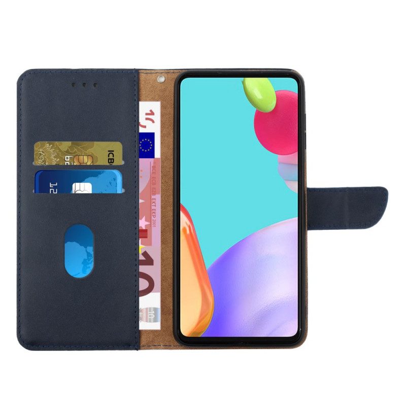 Folio Cover Samsung Galaxy A13 Vera Pelle Nappa