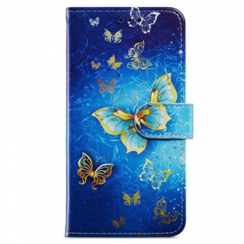 Folio Cover Samsung Galaxy A13 Volo Di Farfalle