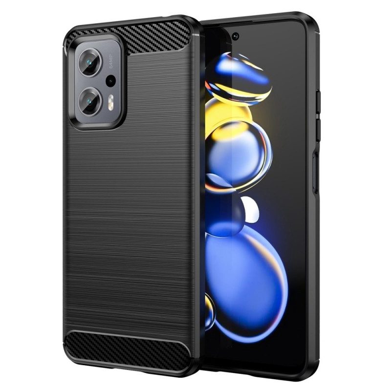 Cover Poco X4 GT Fibra Di Carbonio Spazzolata