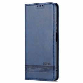 Folio Cover Poco X4 GT Custodia in pelle Marca Azns Ecopelle