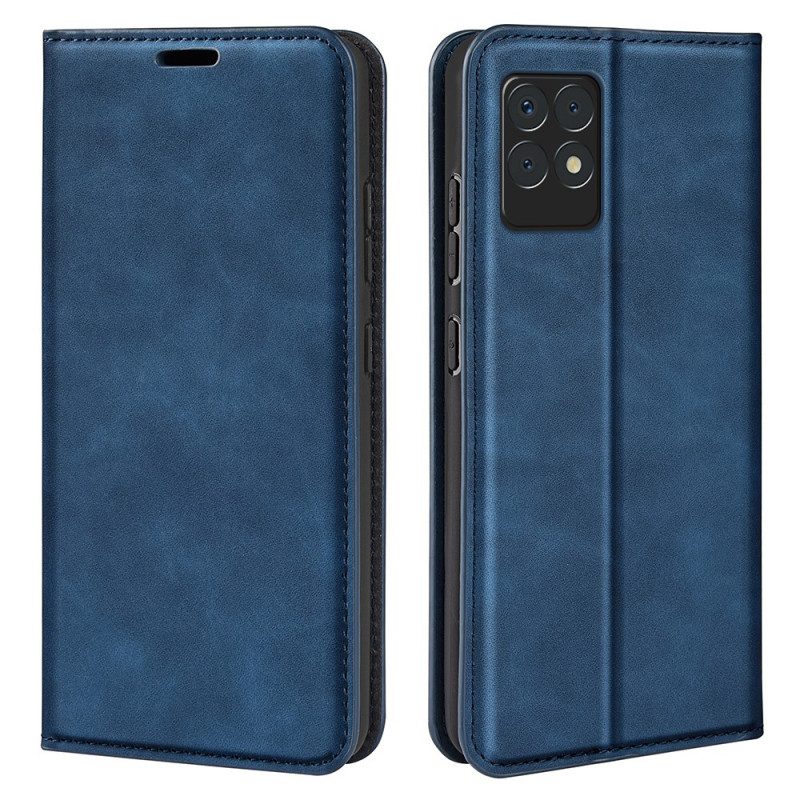 Folio Cover Realme 8i Custodia in pelle Morbidezza Al Tatto