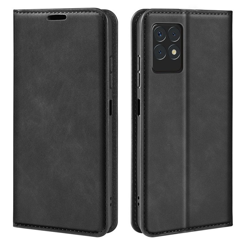 Folio Cover Realme 8i Custodia in pelle Morbidezza Al Tatto