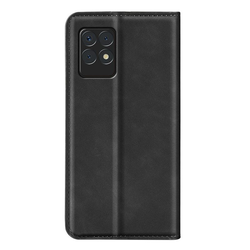 Folio Cover Realme 8i Custodia in pelle Morbidezza Al Tatto