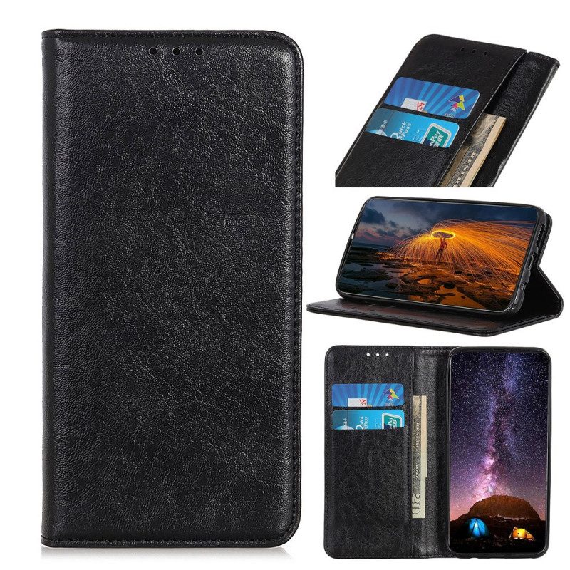 Folio Cover Realme 8i Custodia in pelle Struttura In Pelle