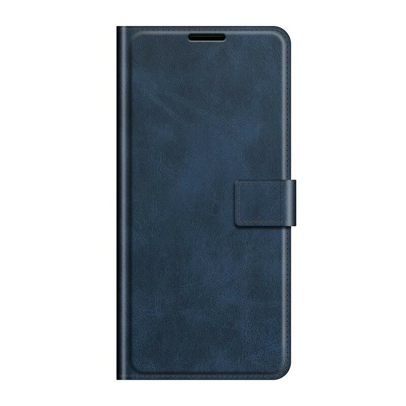 Folio Cover Oppo Find X3 Neo Sottile Effetto Pelle Estremo