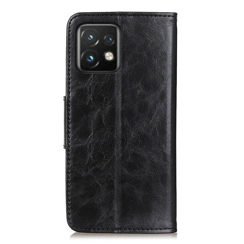 Custodia in pelle Motorola Edge 40 Pro Chiusura Magnetica Reversibile