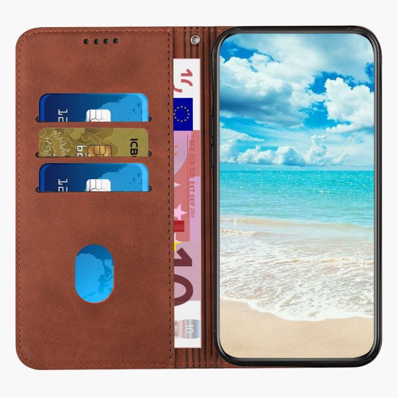 Folio Cover Motorola Edge 40 Pro Custodia in pelle Modello 3d