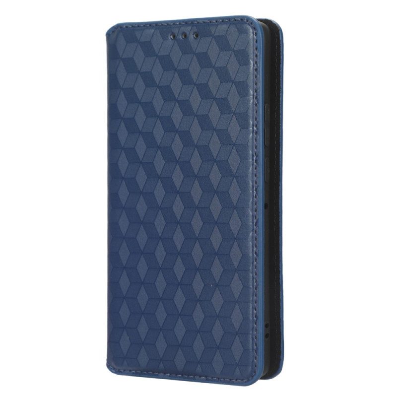 Folio Cover Motorola Edge 40 Pro Custodia in pelle Modello 3d