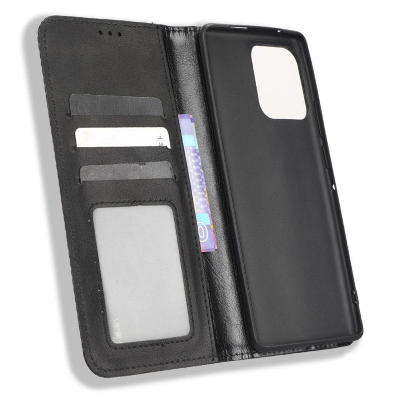 Folio Cover Motorola Edge 40 Pro Custodia in pelle Stilizzato